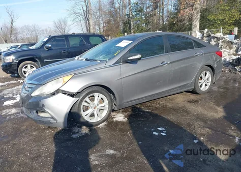 2012 Hyundai Sonata Limited из США, поврежденный, VIN 5NPEC4AC4CH414516